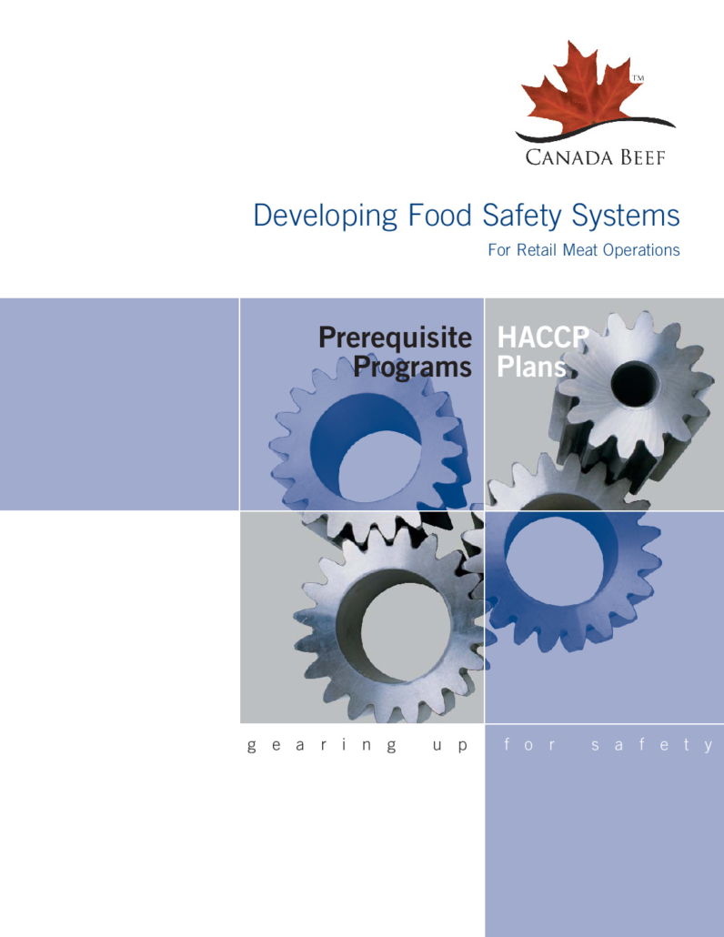 thumbnail of Developing Food Safety Systems